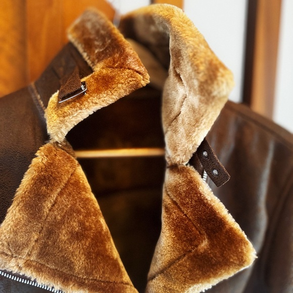 NWOT Fur Lined Motorcycle Jacket - Picture 2 of 4